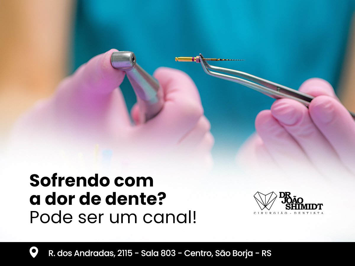 Sofrendo com a dor de dente? Pode ser um canal!